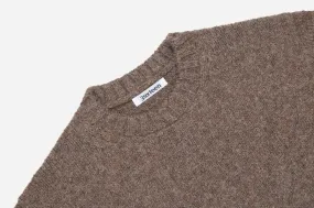 3sixteen - Alpaca Crewneck Sweater in Oak