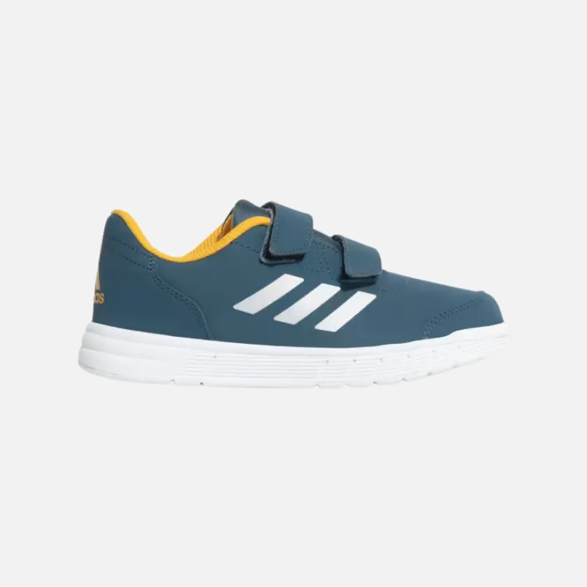 Adidas Fluidstreet 1.0 Kids Unisex Shoes (4-16Year) -Arctic Night/Silver Metallic/Preloved Yellow