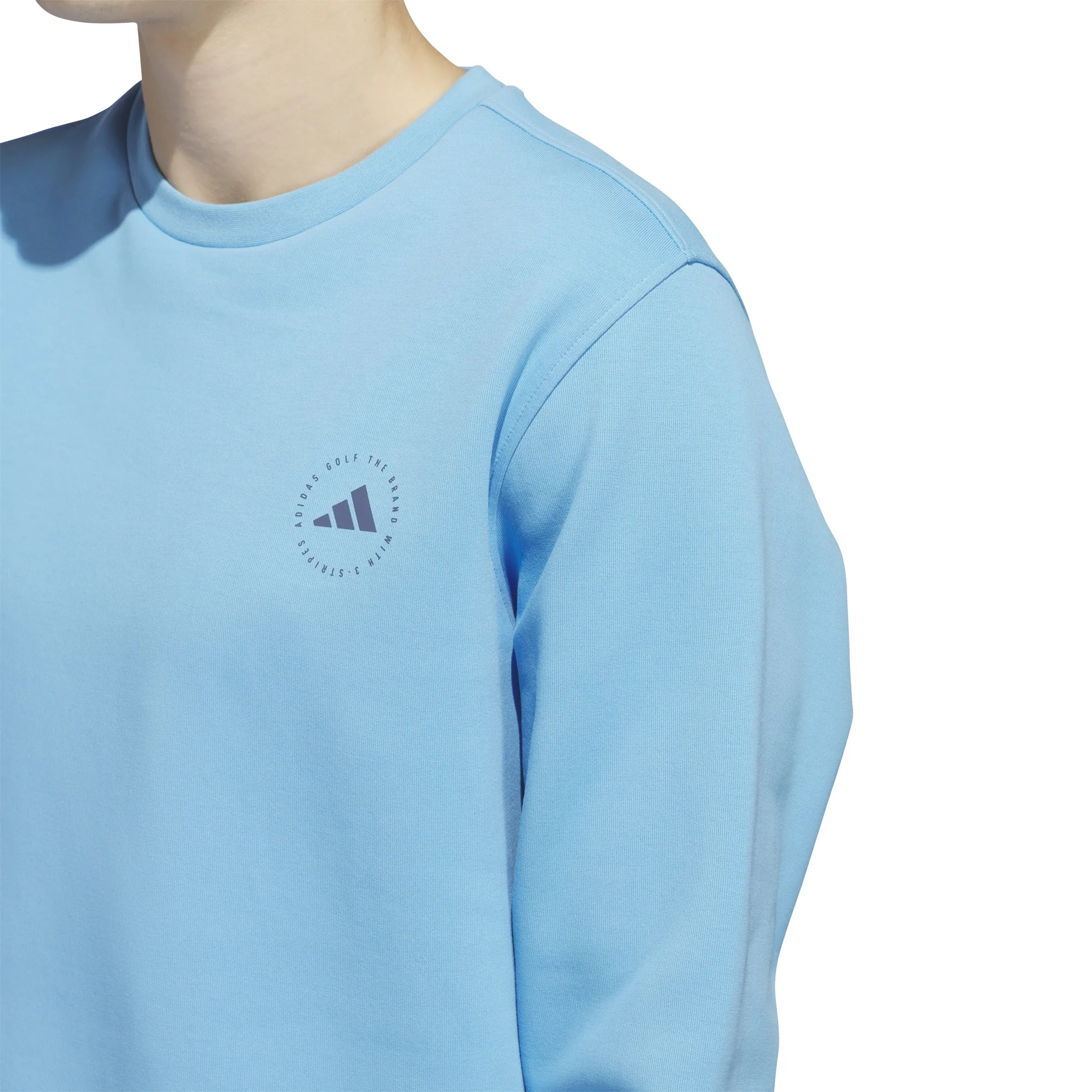 adidas Golf Crewneck Sweatshirt- Semi Blue Burst SS24