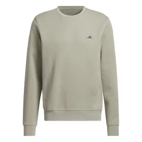 adidas Golf Crewneck Sweatshirt- Silver Pebble