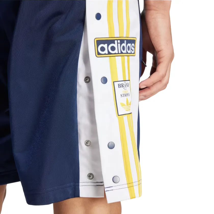 Adidas men's sports shorts Adibreak IU2372 indigo-white-gold yellow