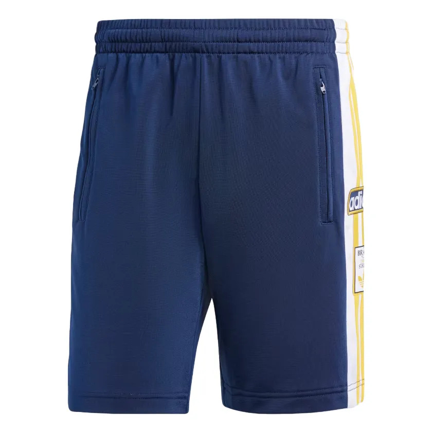 Adidas men's sports shorts Adibreak IU2372 indigo-white-gold yellow