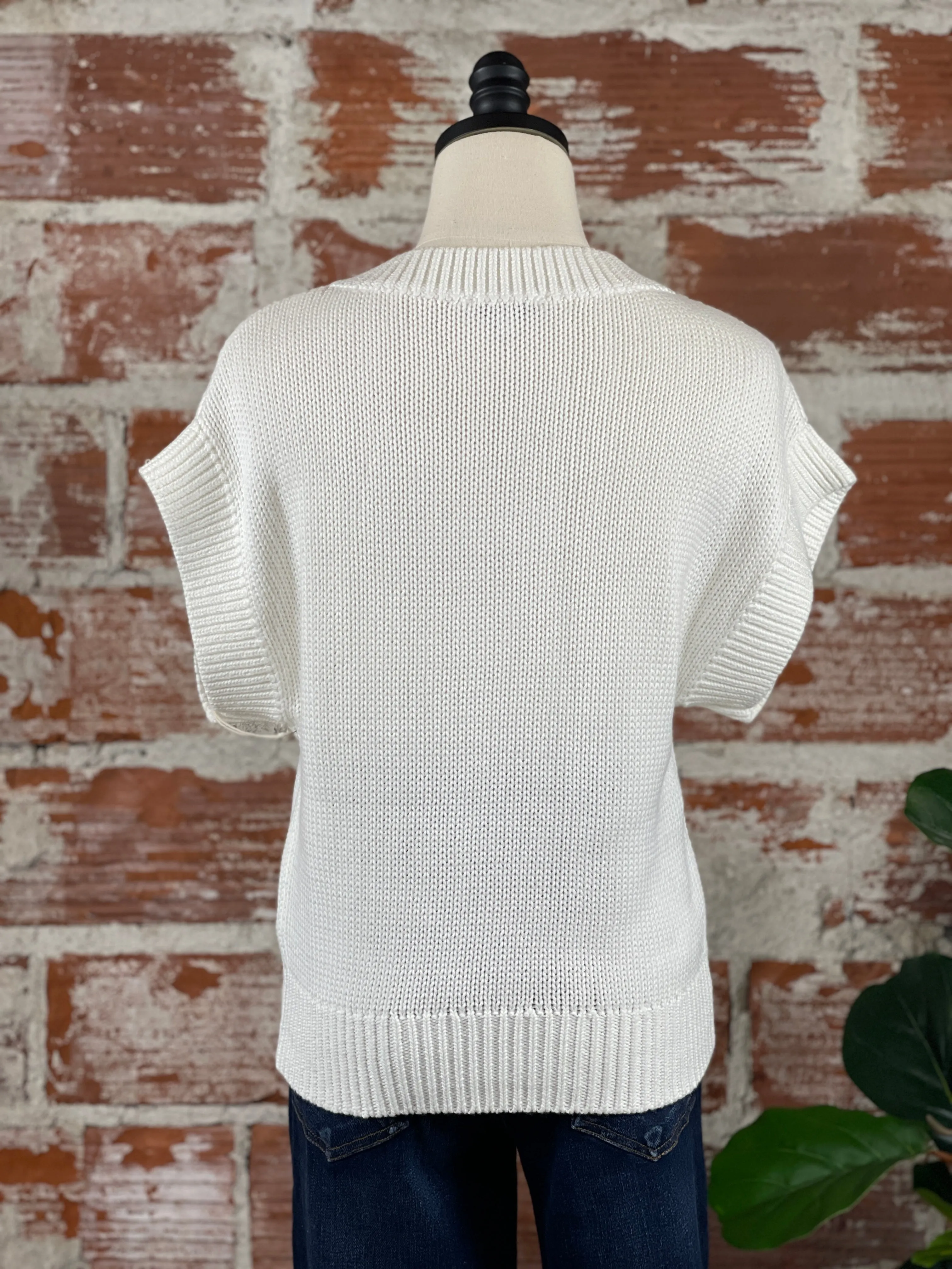 Another Love Renata Sweater in White