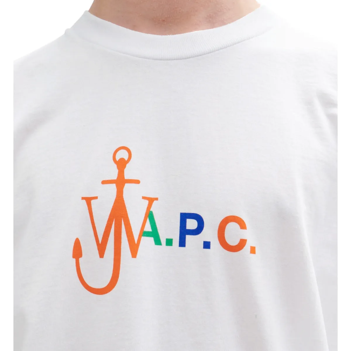 A.P.C x JW Anderson T-Shirt Anchor Blanc