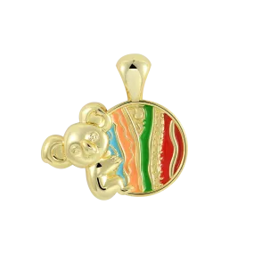 APORRO X COOGI Enamel Sweater Stripes Koala Pendant