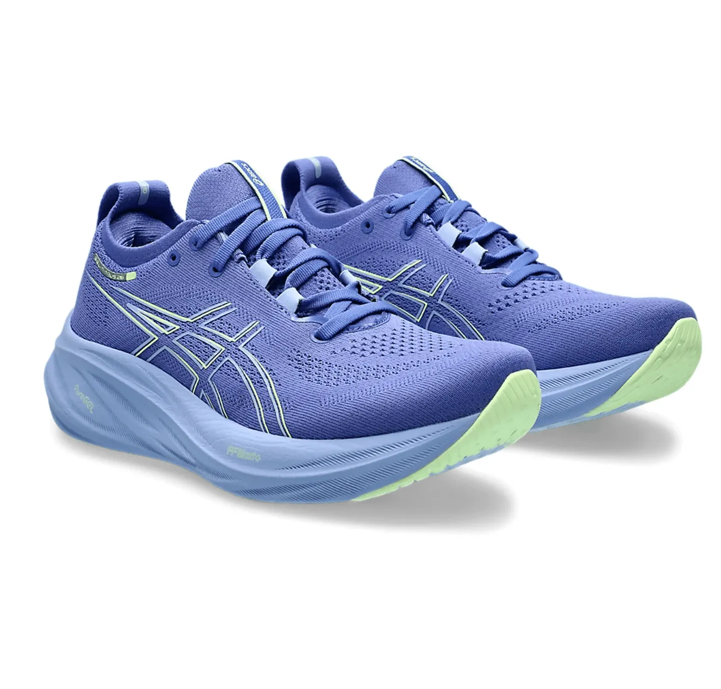 Asics Nimbus 26 Women's Running Shoes SS24 Sapphire / Light Blue all