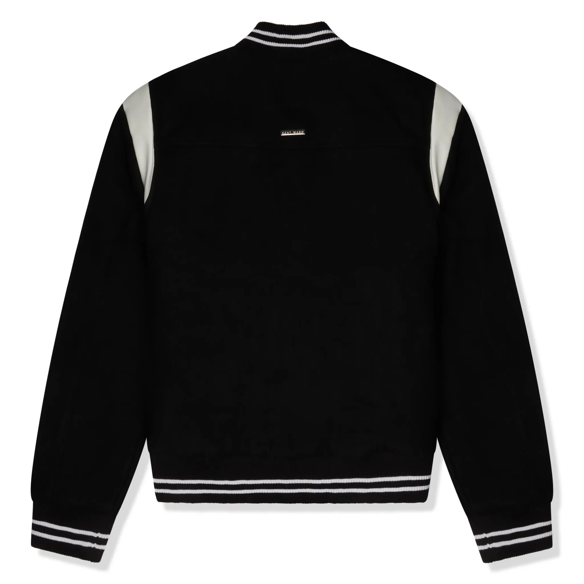 Azat Mard Black Varsity Jacket