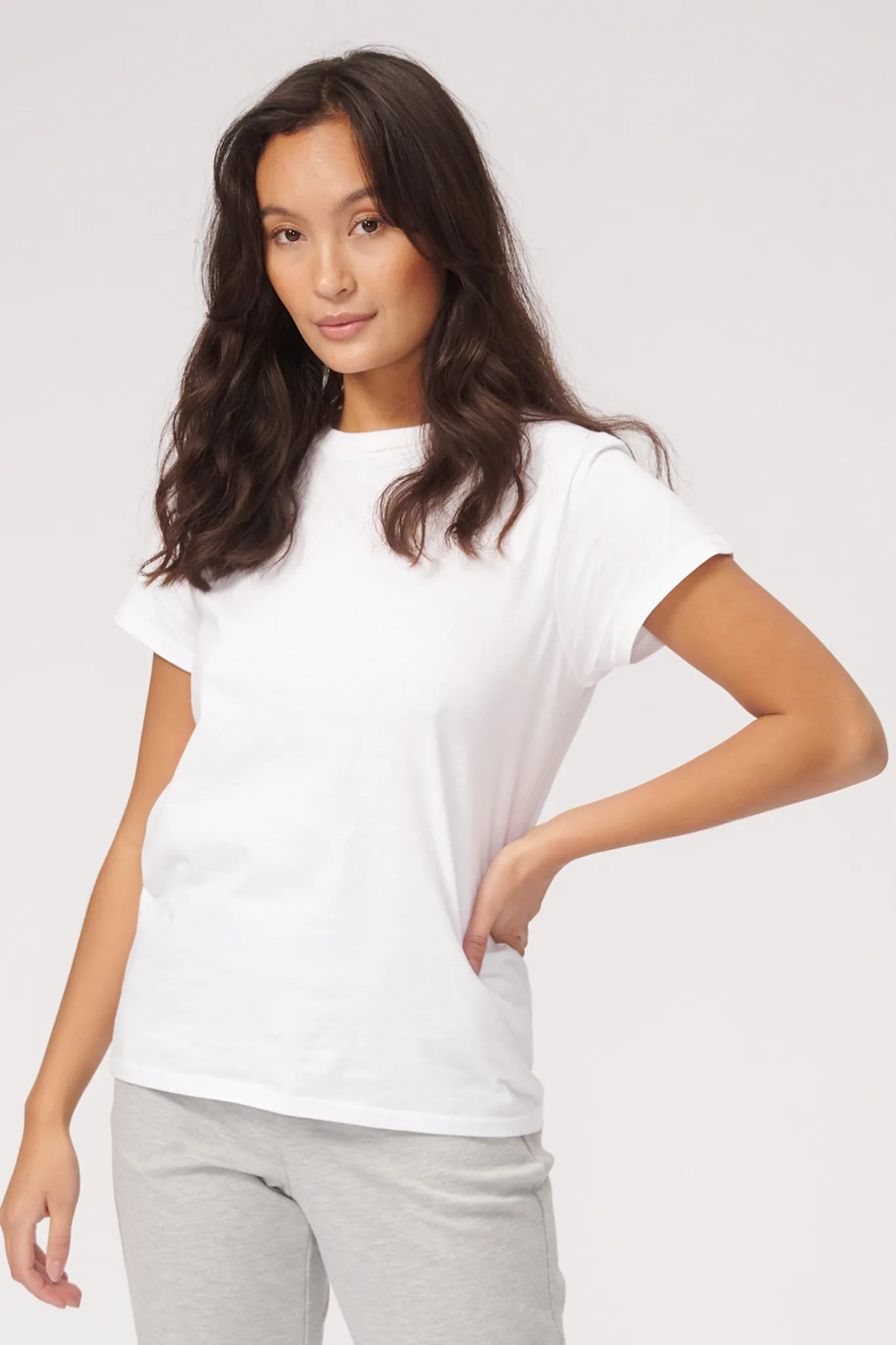 Basic T-shirt - Hvid