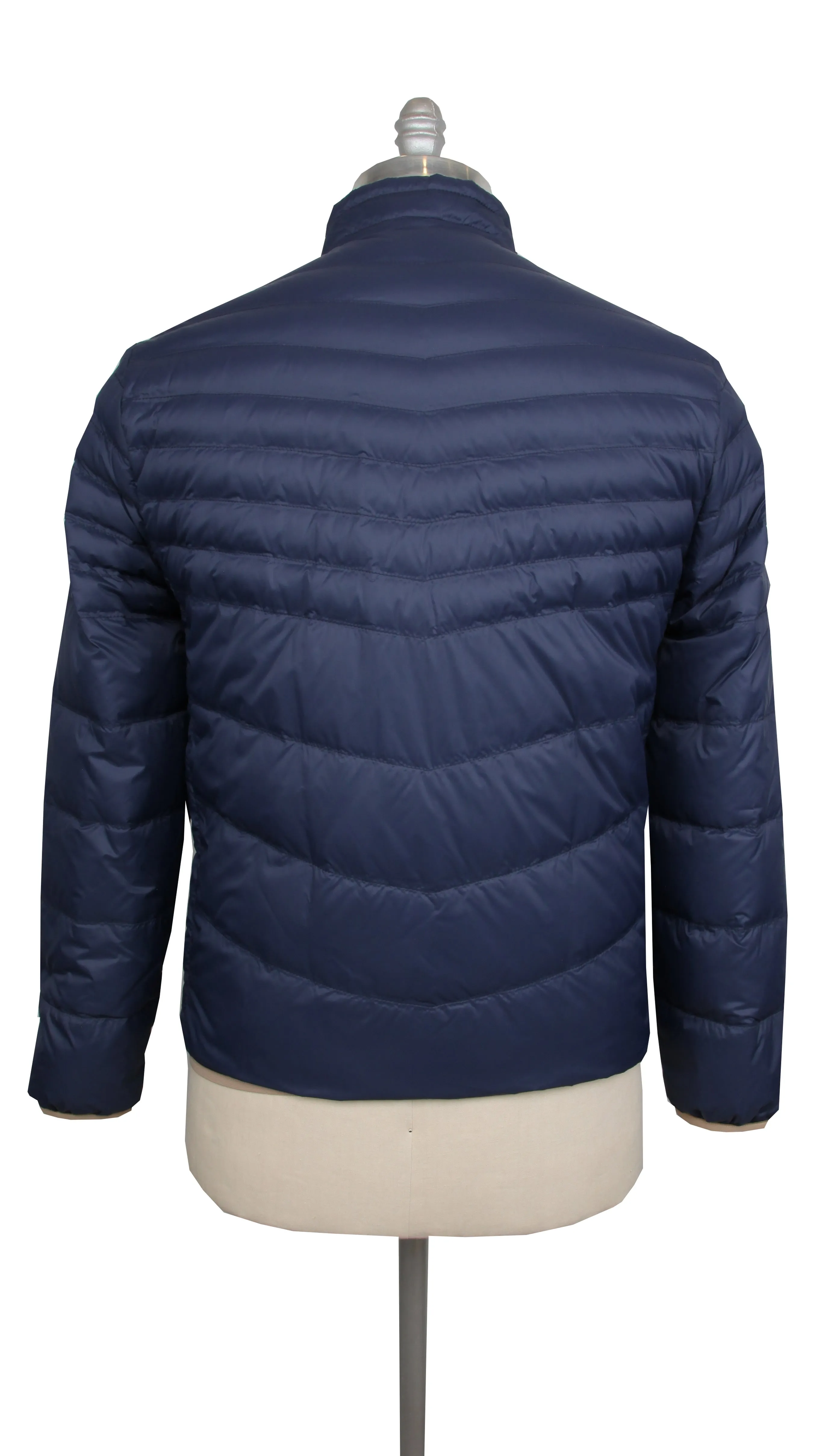 Brunello Cucinelli Navy Blue Puffer Jacket