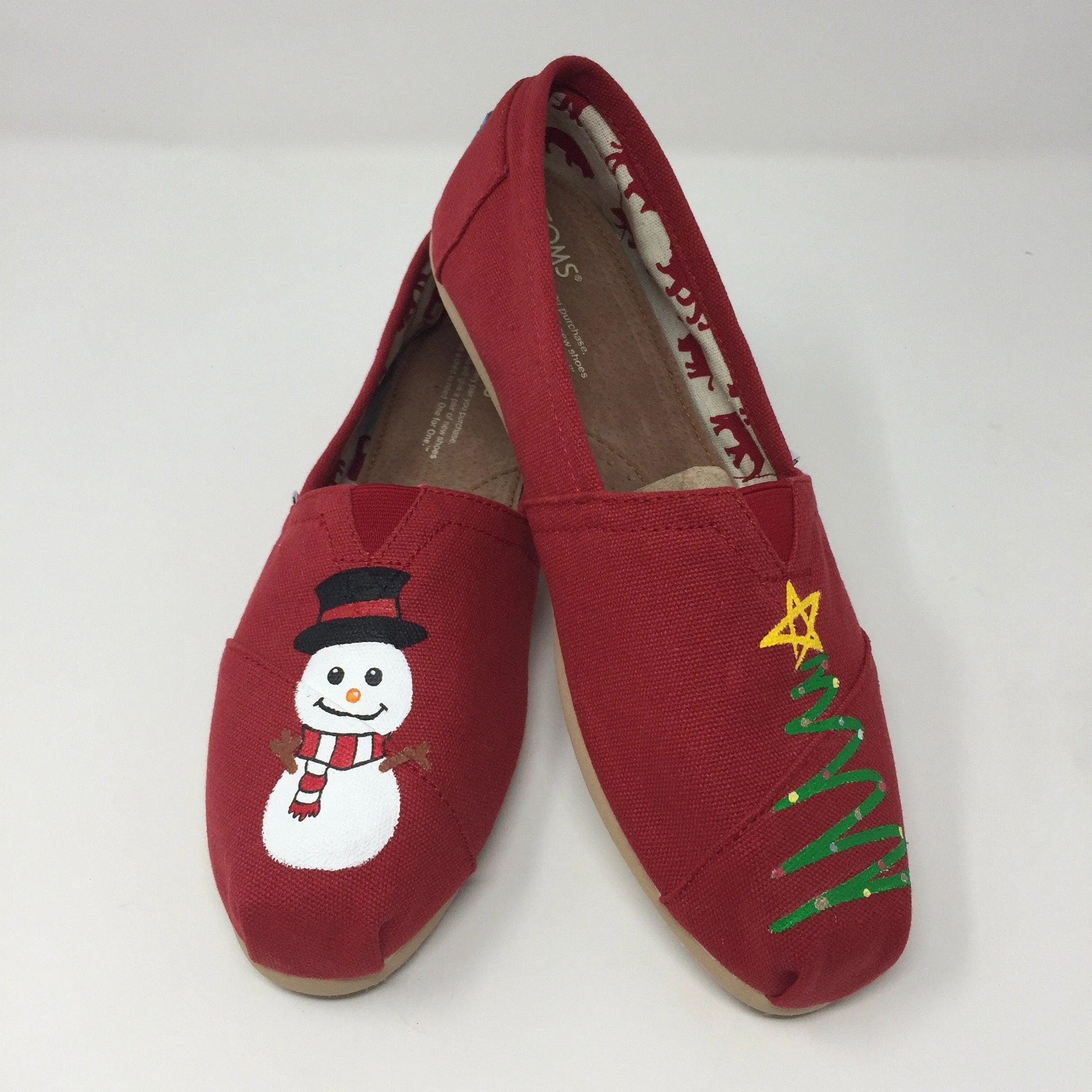 Christmas Tree & Snowman Shoes