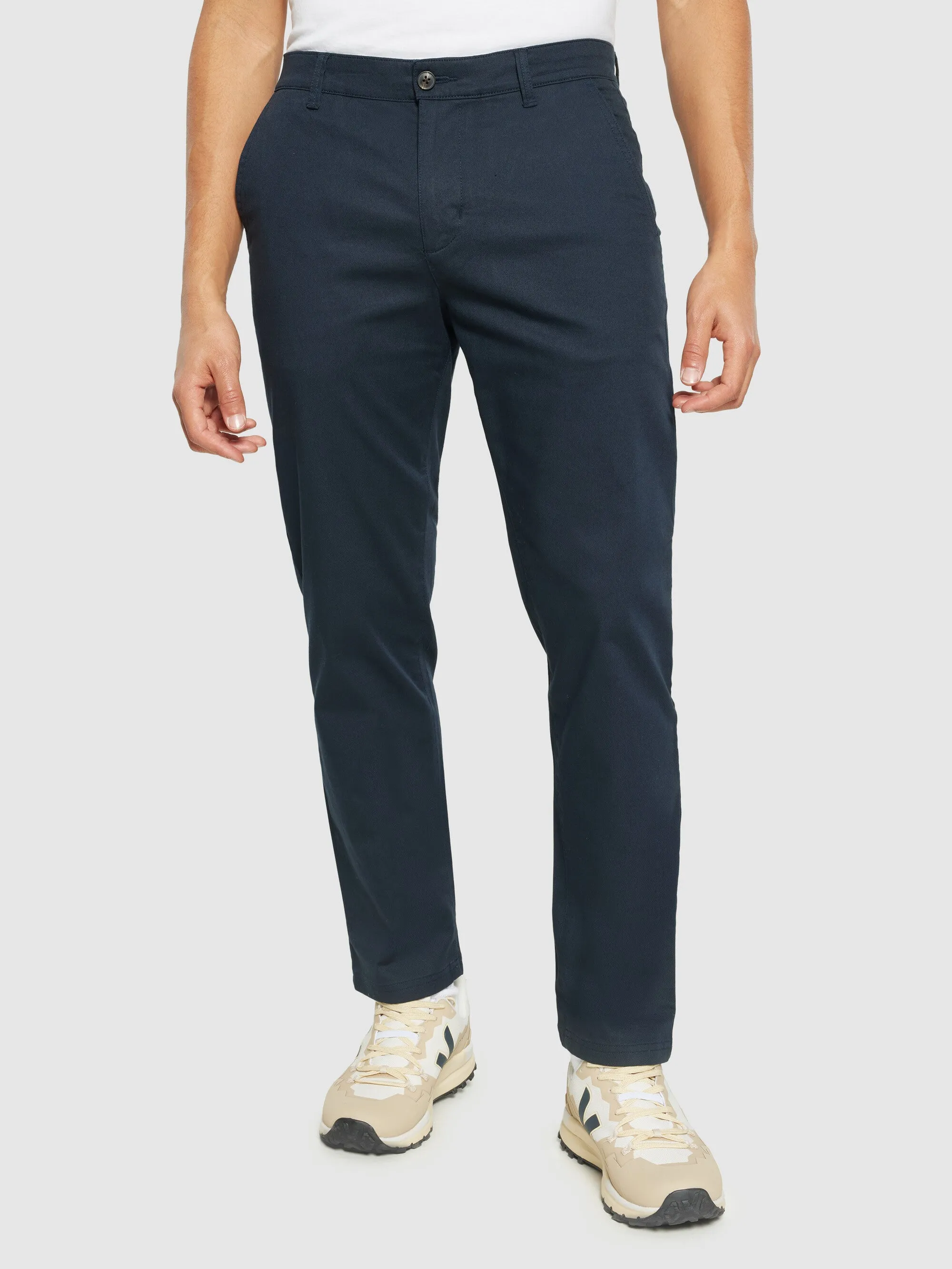 CHUCK regular canvas pants - GOTS/Vegan - Total Eclipse