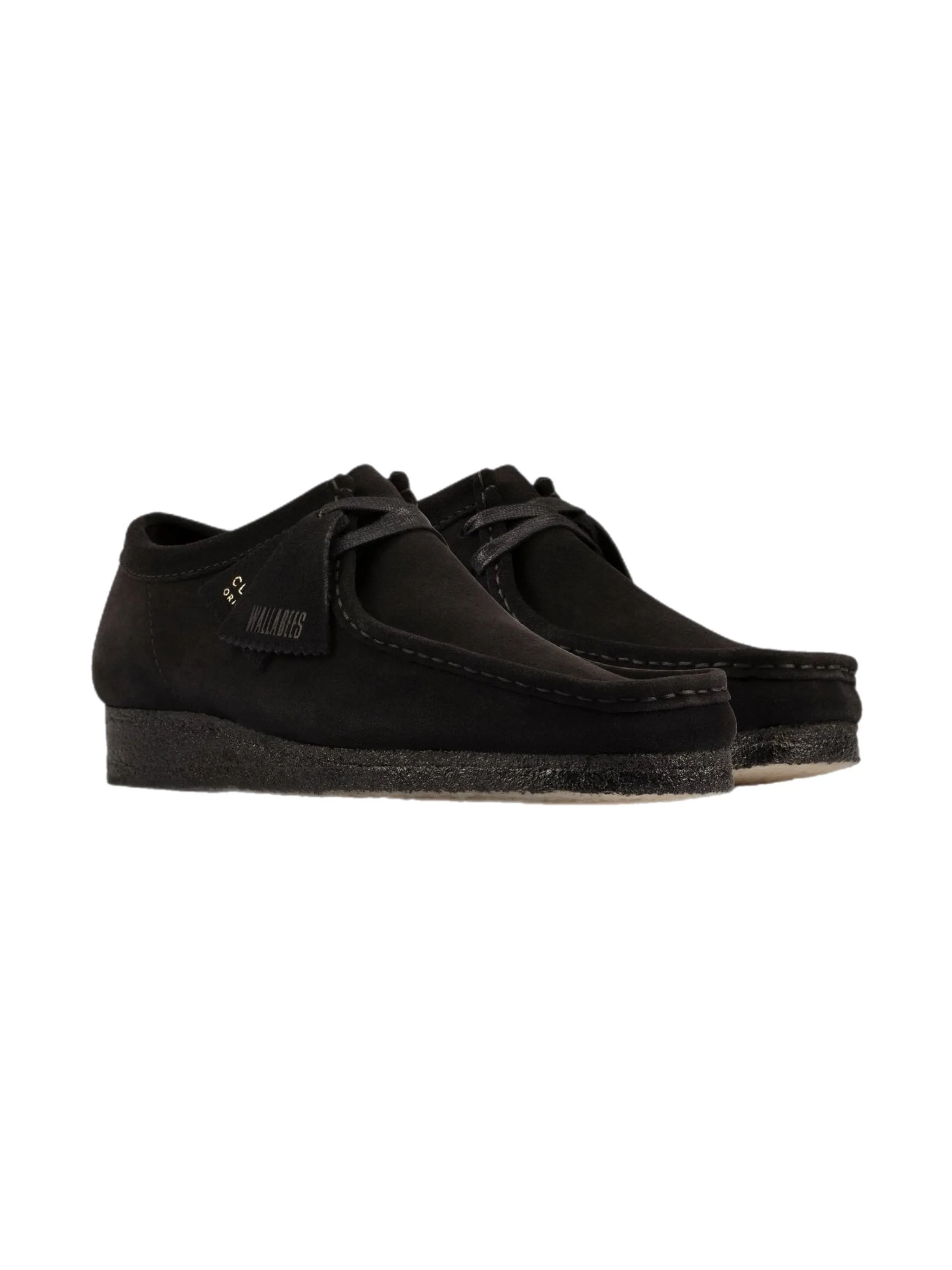 Clarks Wallabee Black Suede