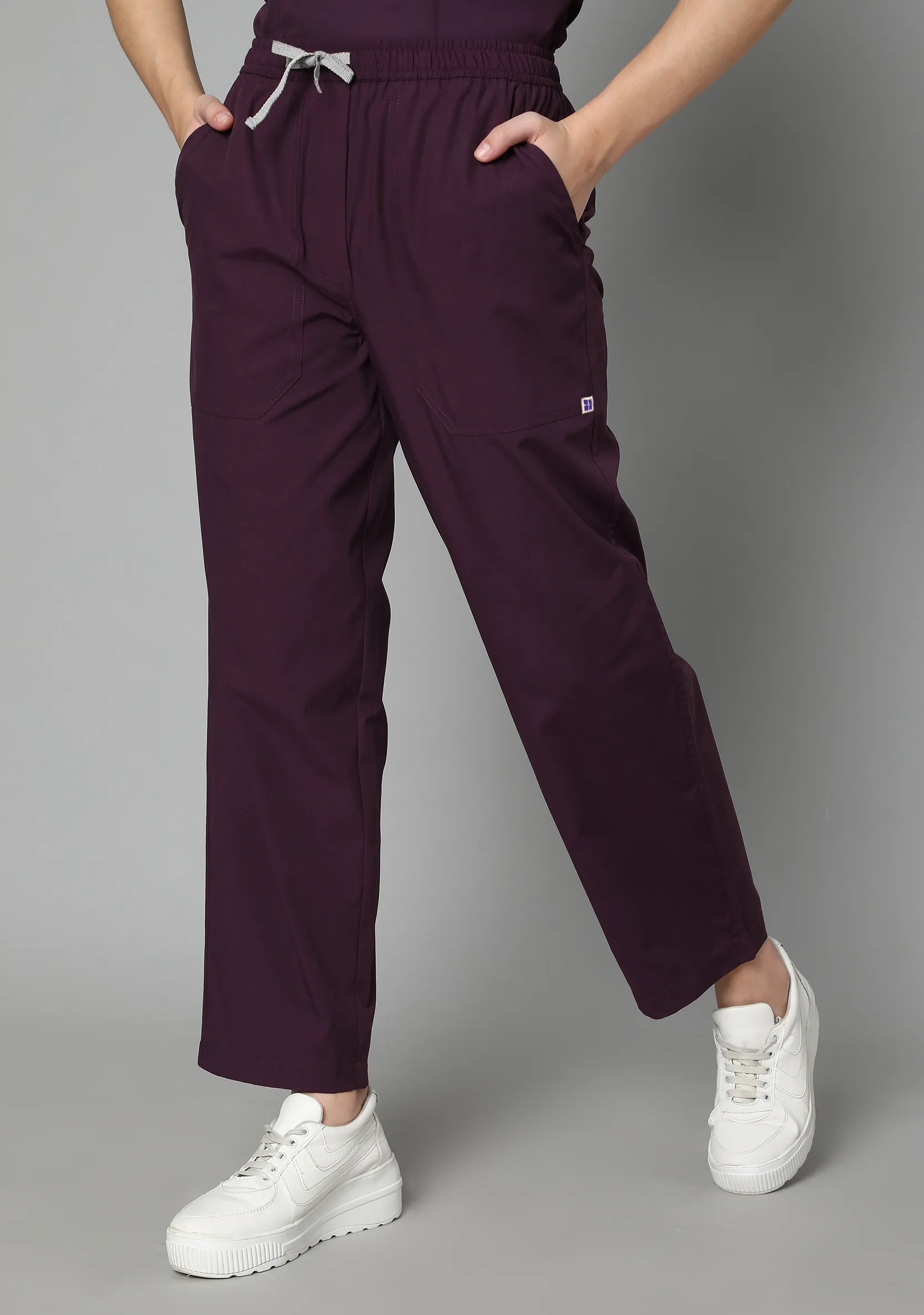 Classic Women's 5-Pocket (Wine) Scrub