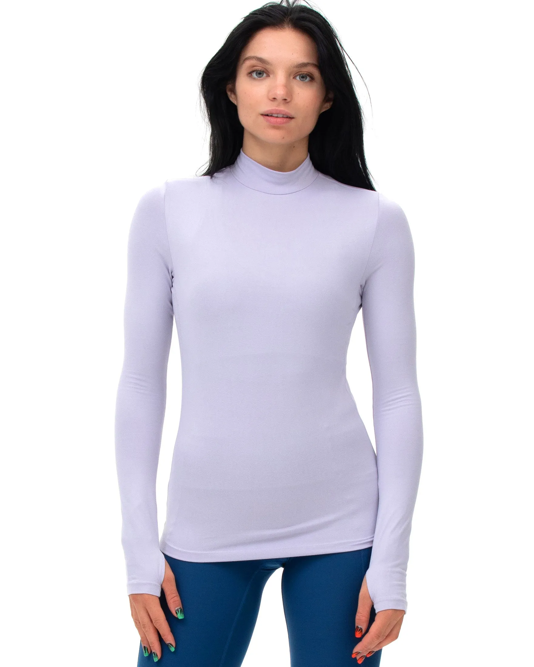 Cozy Mock Neck Long Sleeve