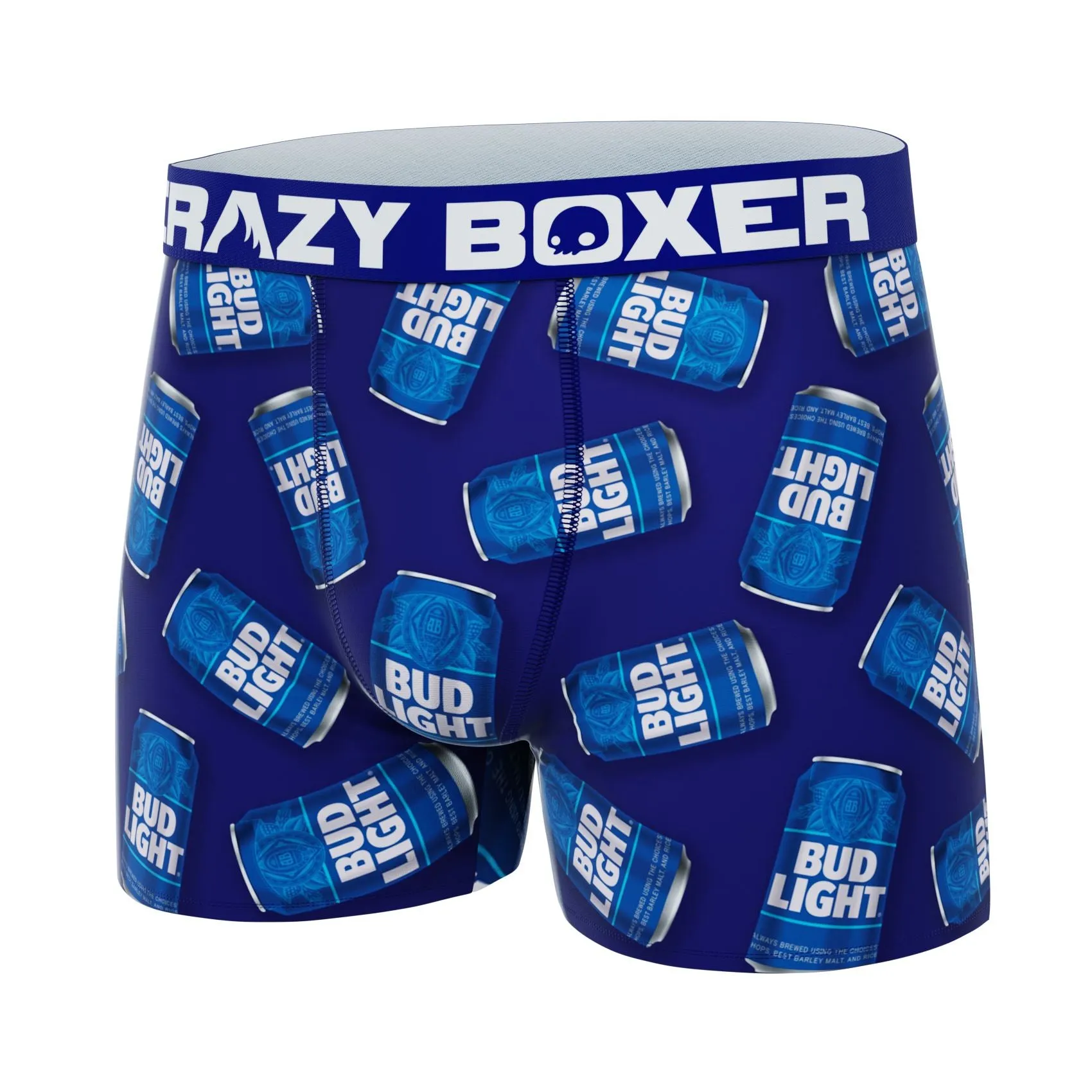 CRAZYBOXER Bud Light Cann Men's Boxer Briefs