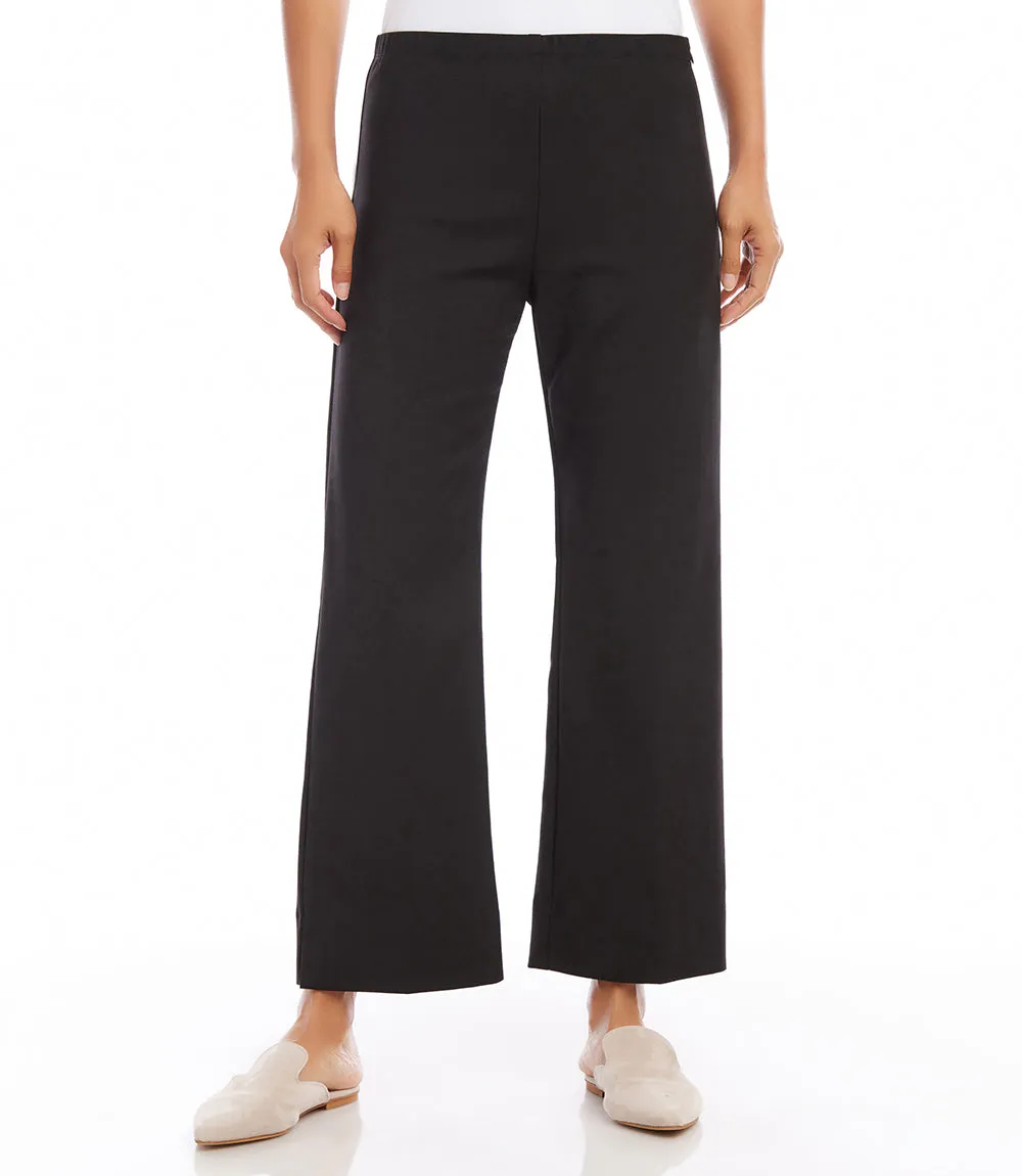 Cropped Wide Leg Pants