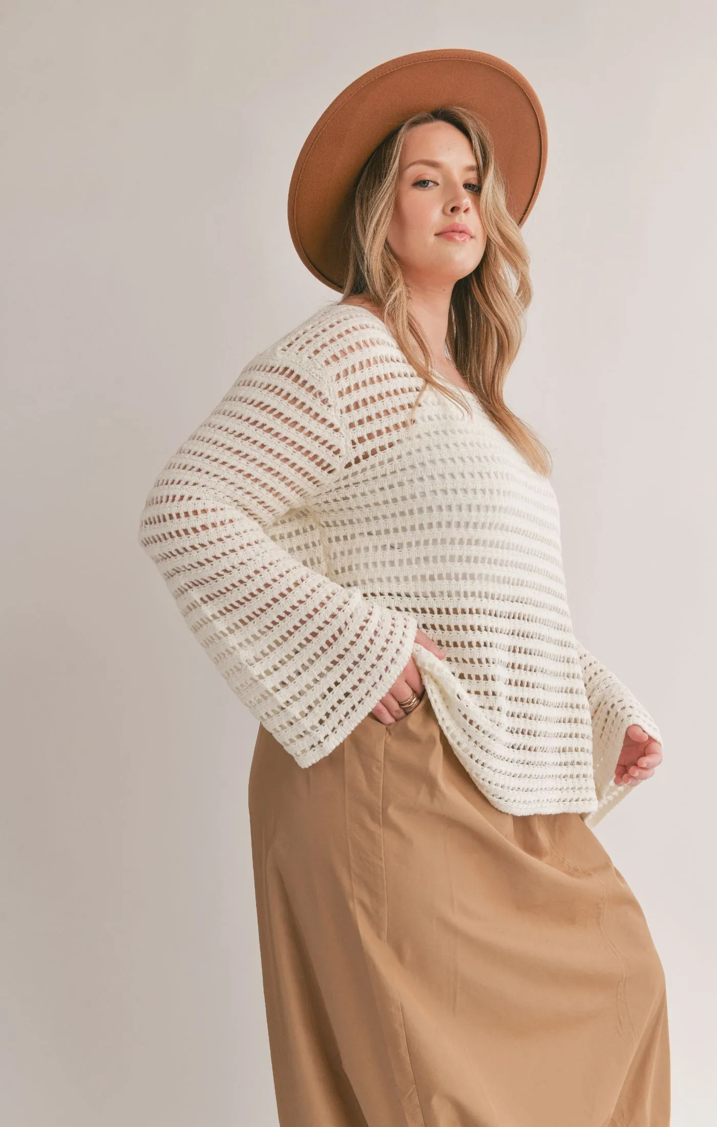 Curvy Carlita Knit Sweater