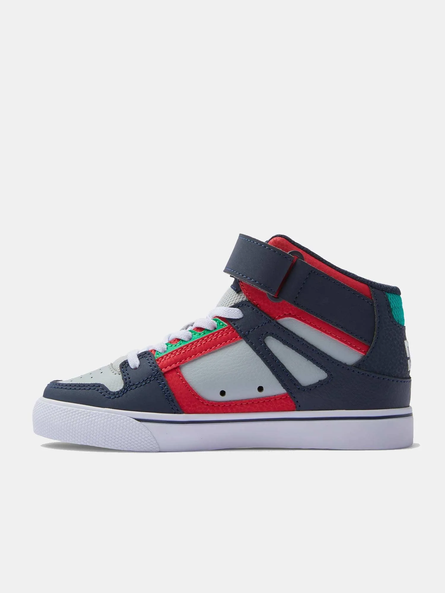 DC Youth Pure High-Top EV - Heather Grey / Navy