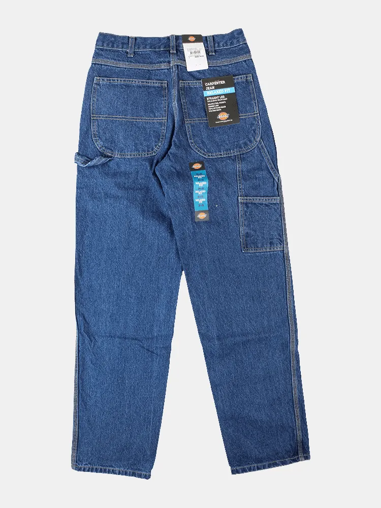 Dickies Relaxed Fit Carpenter Jean - Stone Washed Indigo