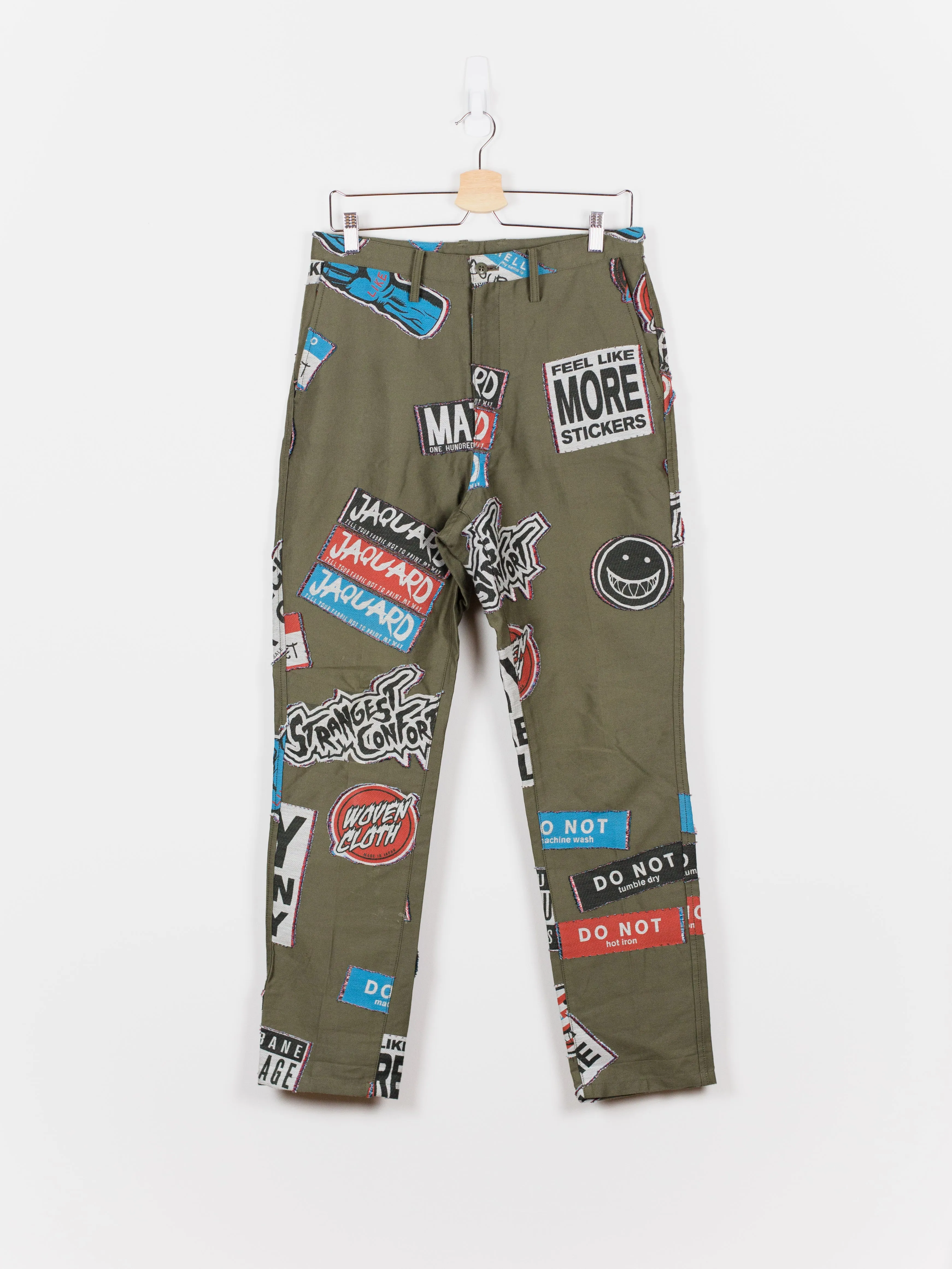 Doublet SS16 Jacquard Woven Sticker Pants