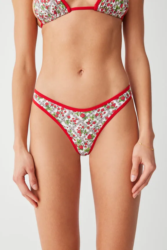 Dove Classic Bikini Bottom in Berry in Love