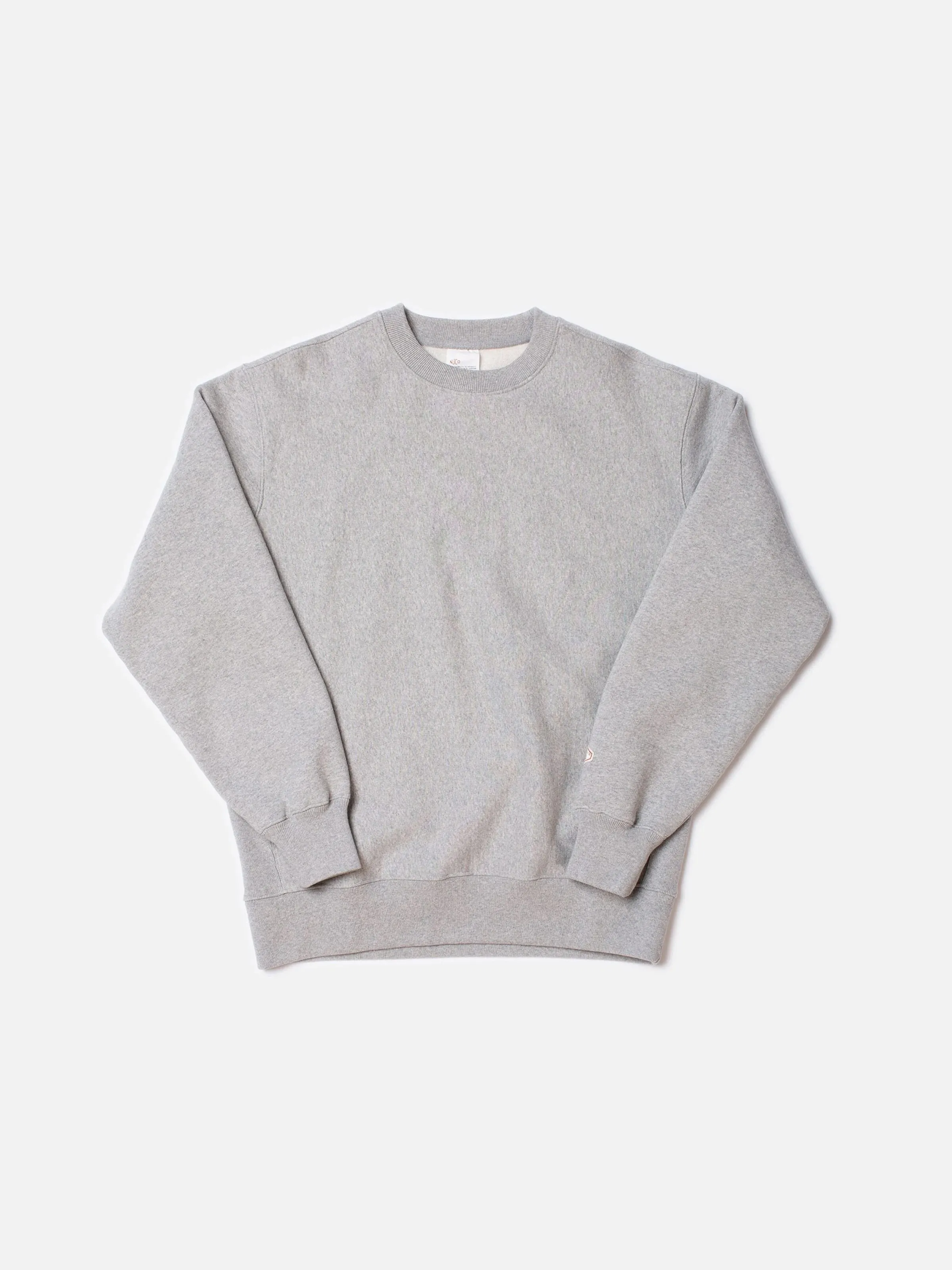 Hasse Crew Neck, Grey Melange