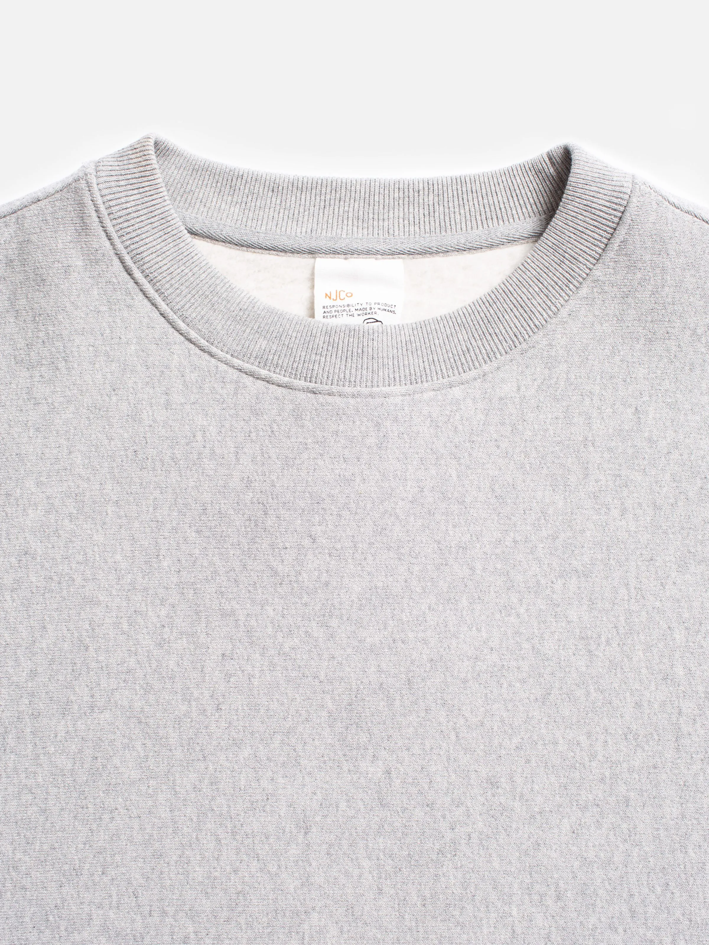 Hasse Crew Neck, Grey Melange