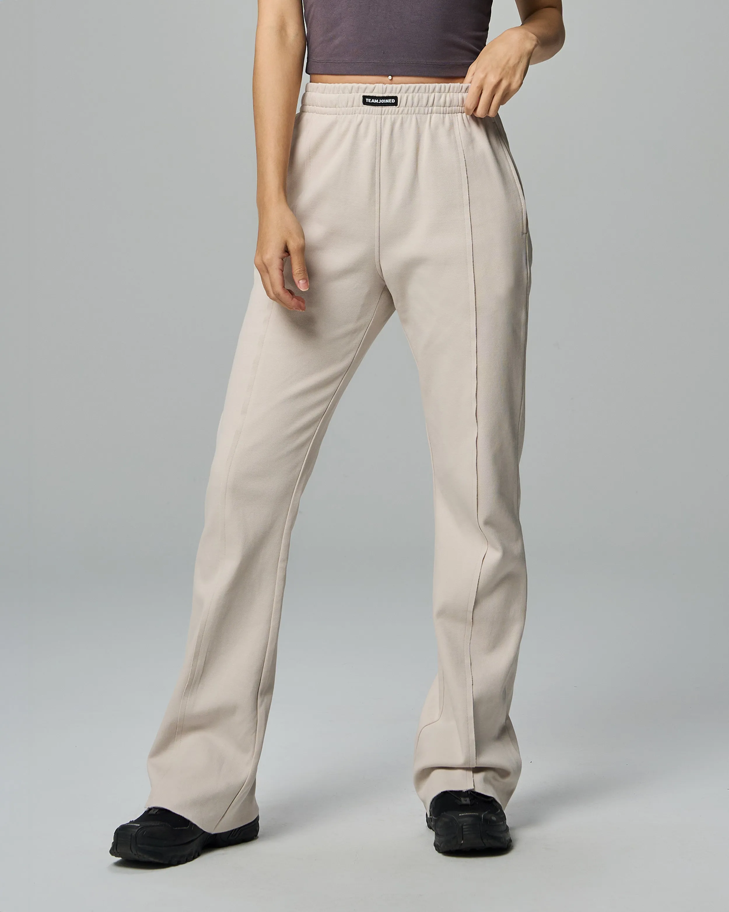 High-Waisted Raw Cut Pant