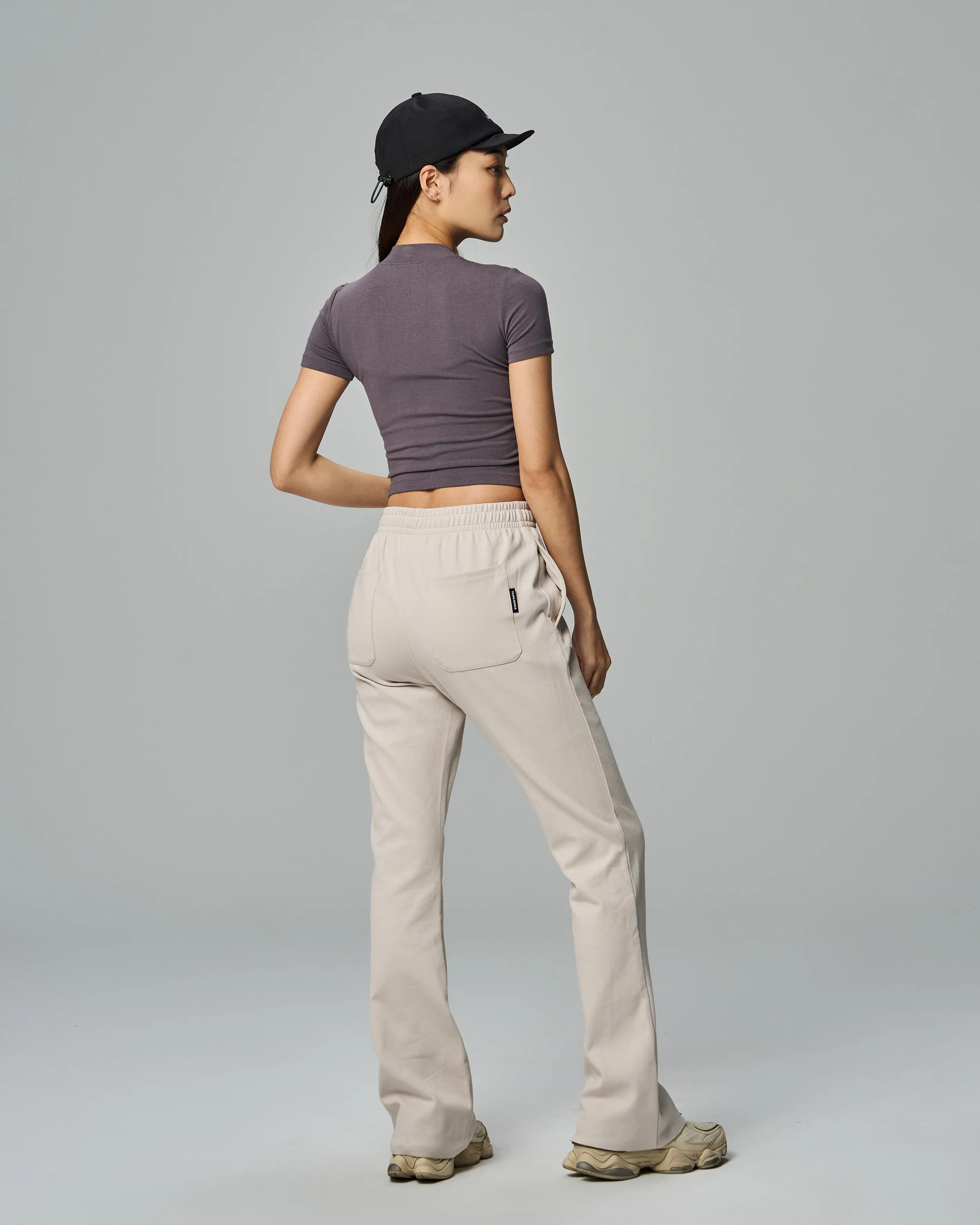 High-Waisted Raw Cut Pant