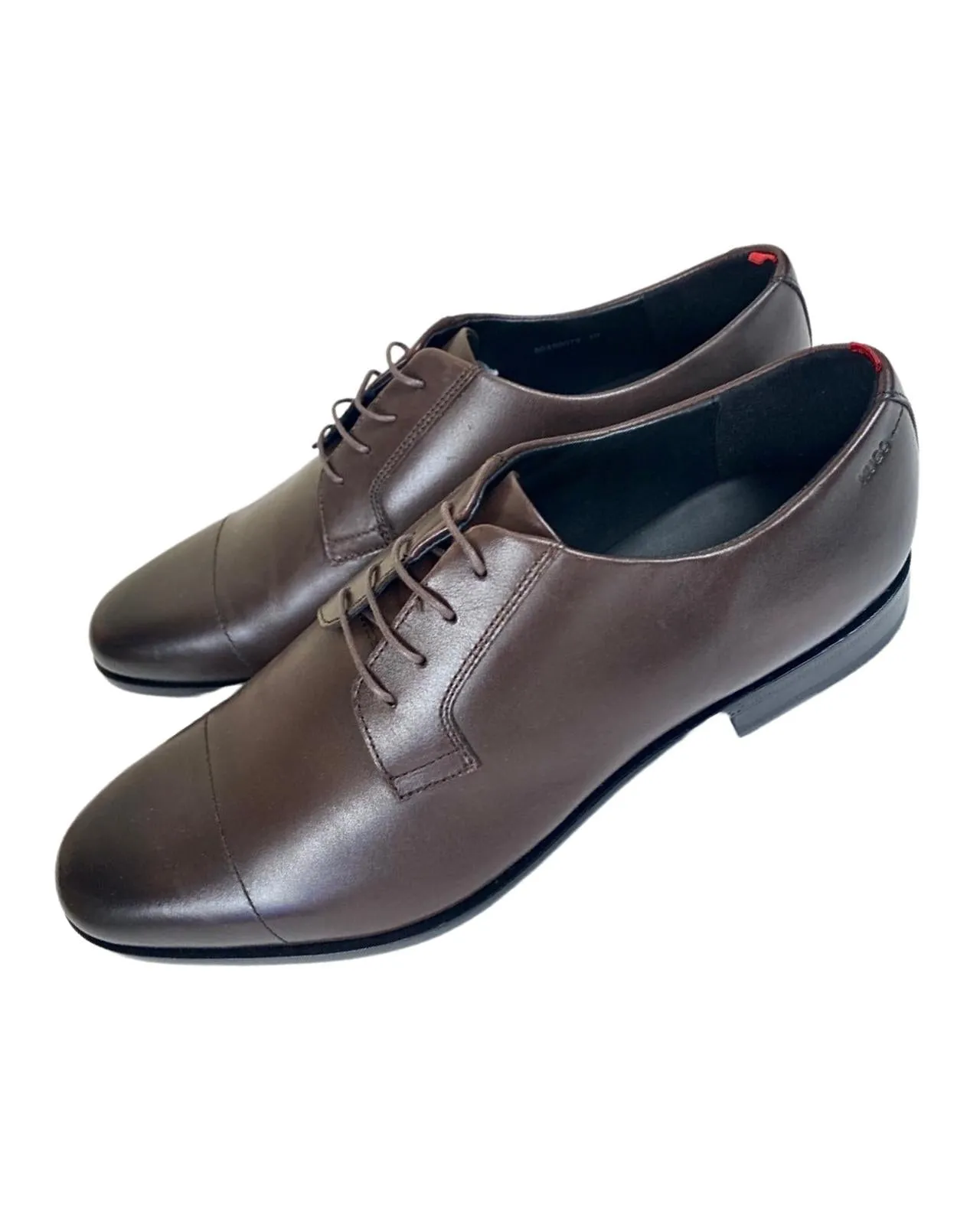 Hugo Boss Vero Cuoio Brown Leather Formal Shoes UK 10