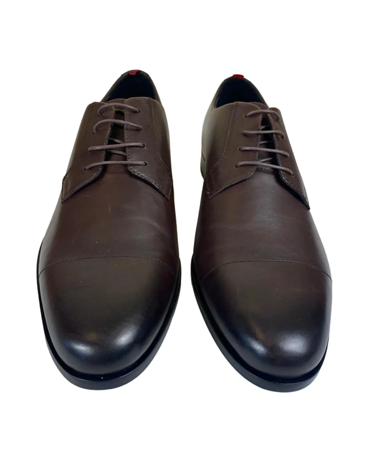 Hugo Boss Vero Cuoio Brown Leather Formal Shoes UK 10