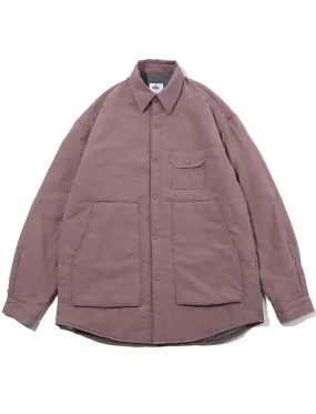 Kappy Padding Shirt Jacket Red Bean