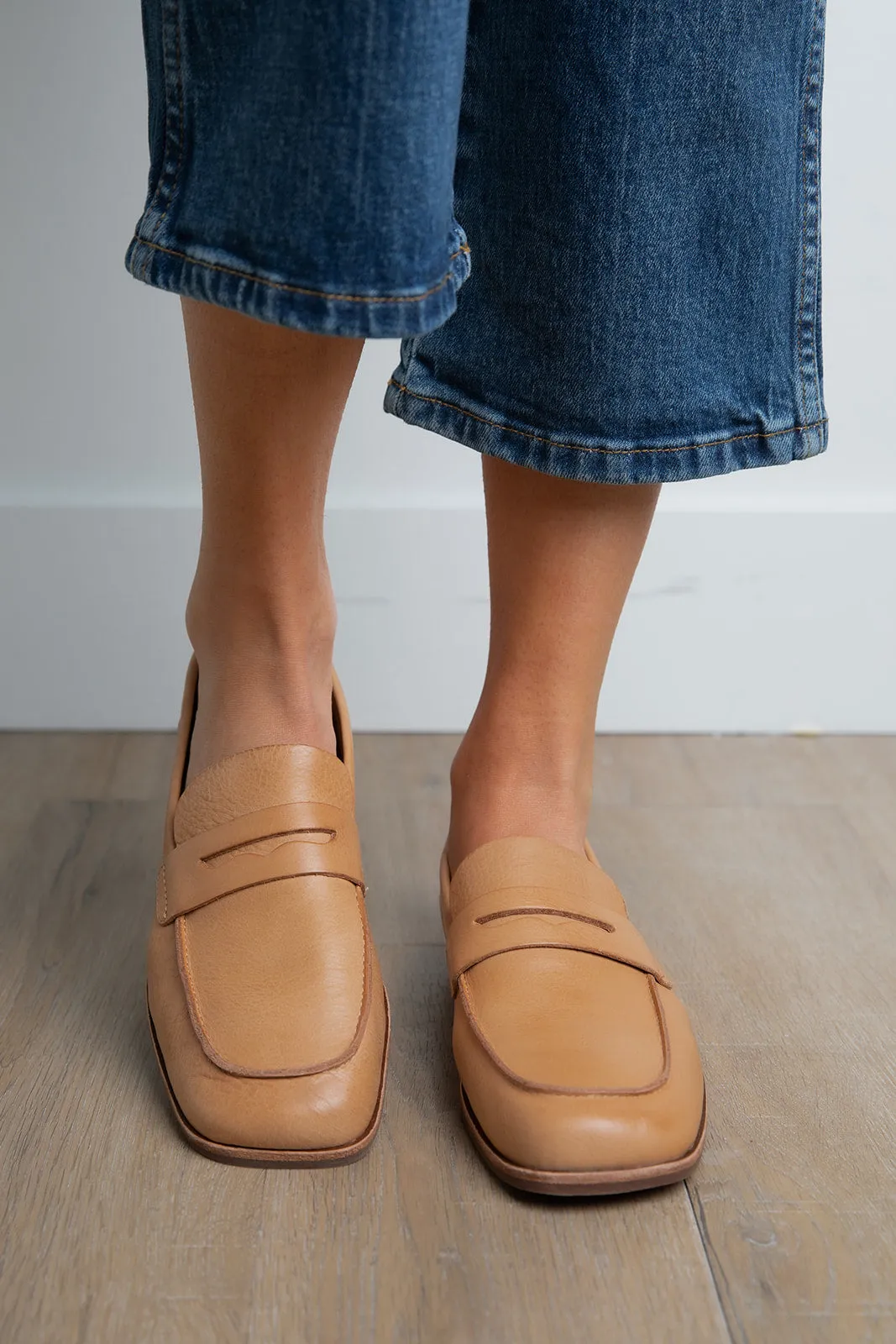 Kork Ease Penny Loafer in Natural