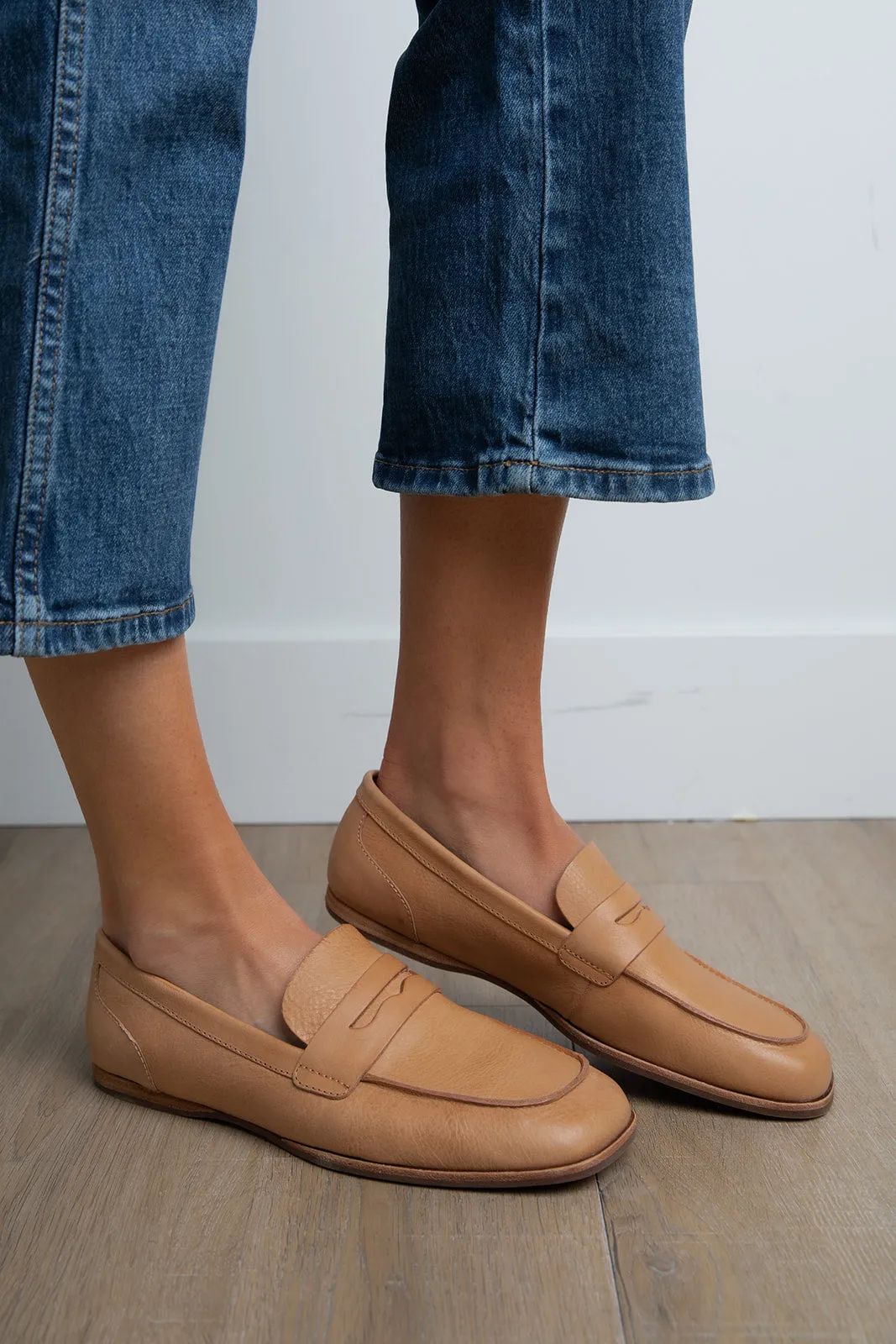 Kork Ease Penny Loafer in Natural