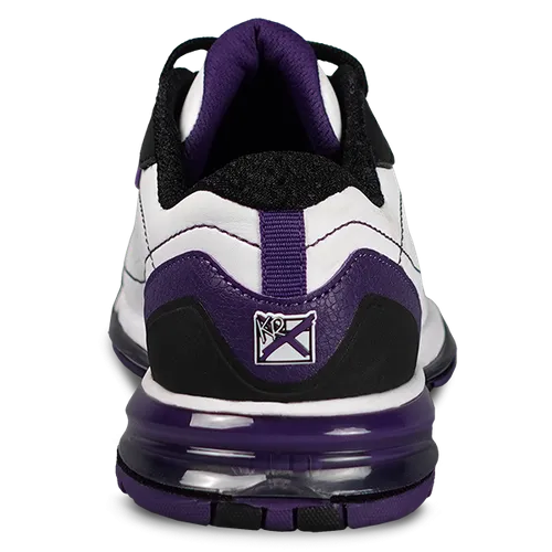 KR Strikeforce Dream White/Purple Right Hand High Performance Women's Bowling Shoe Wide