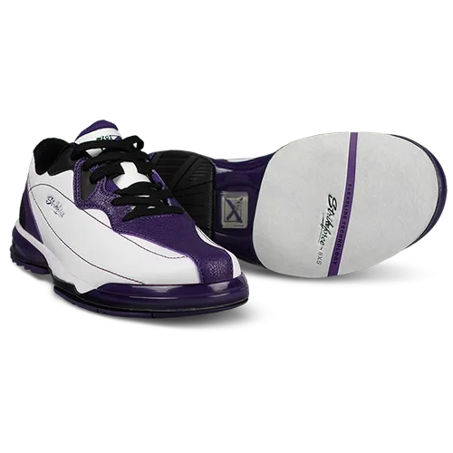 KR Strikeforce Dream White/Purple Right Hand High Performance Women's Bowling Shoe Wide