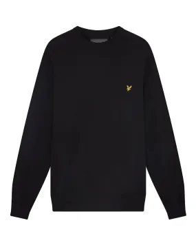 Lyle & Scott Golf Evolution Crew Knit Jumper - Jet Black