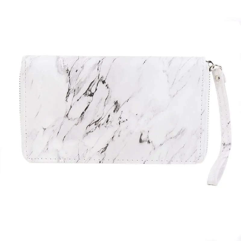 Marble Lightning White Wallet