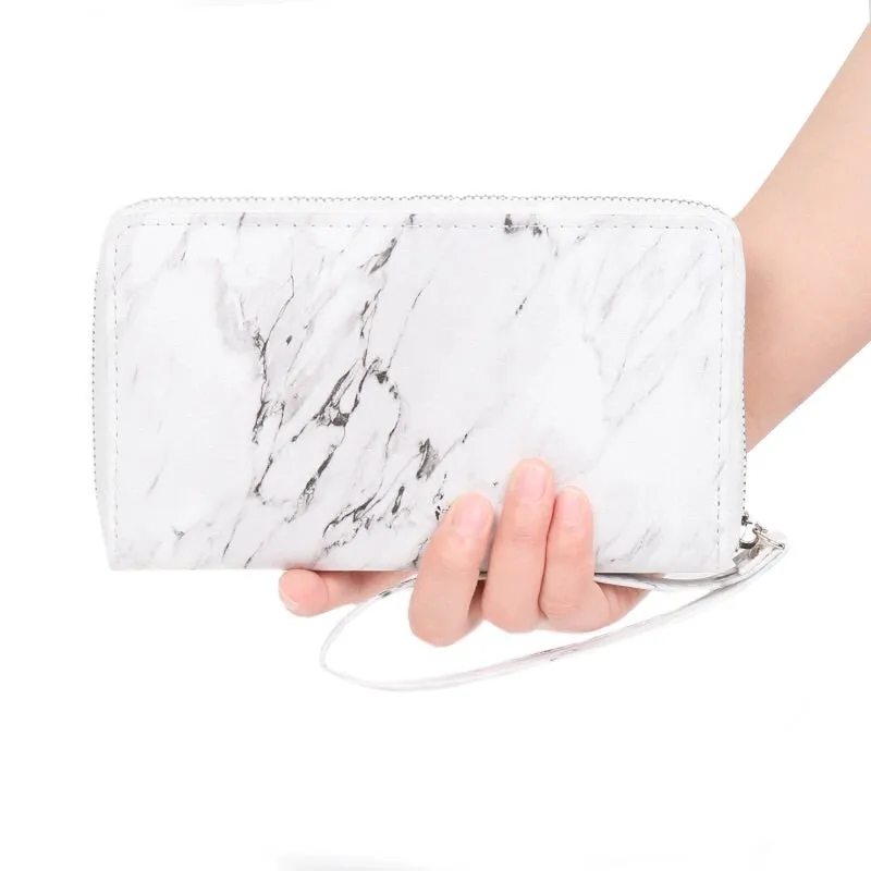 Marble Lightning White Wallet