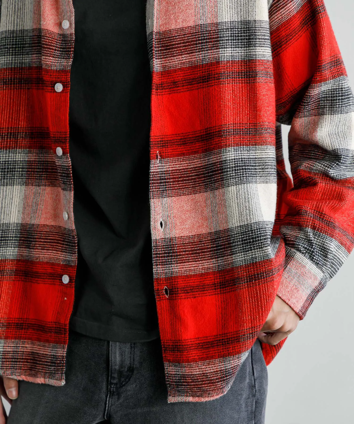 【MEN , WOMEN】NOMA t.d. Ombre Plaid Shirt