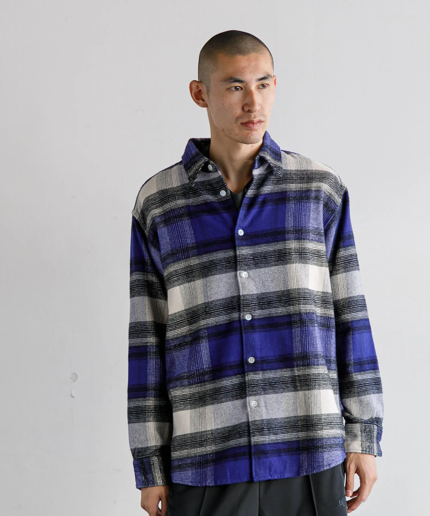 【MEN , WOMEN】NOMA t.d. Ombre Plaid Shirt