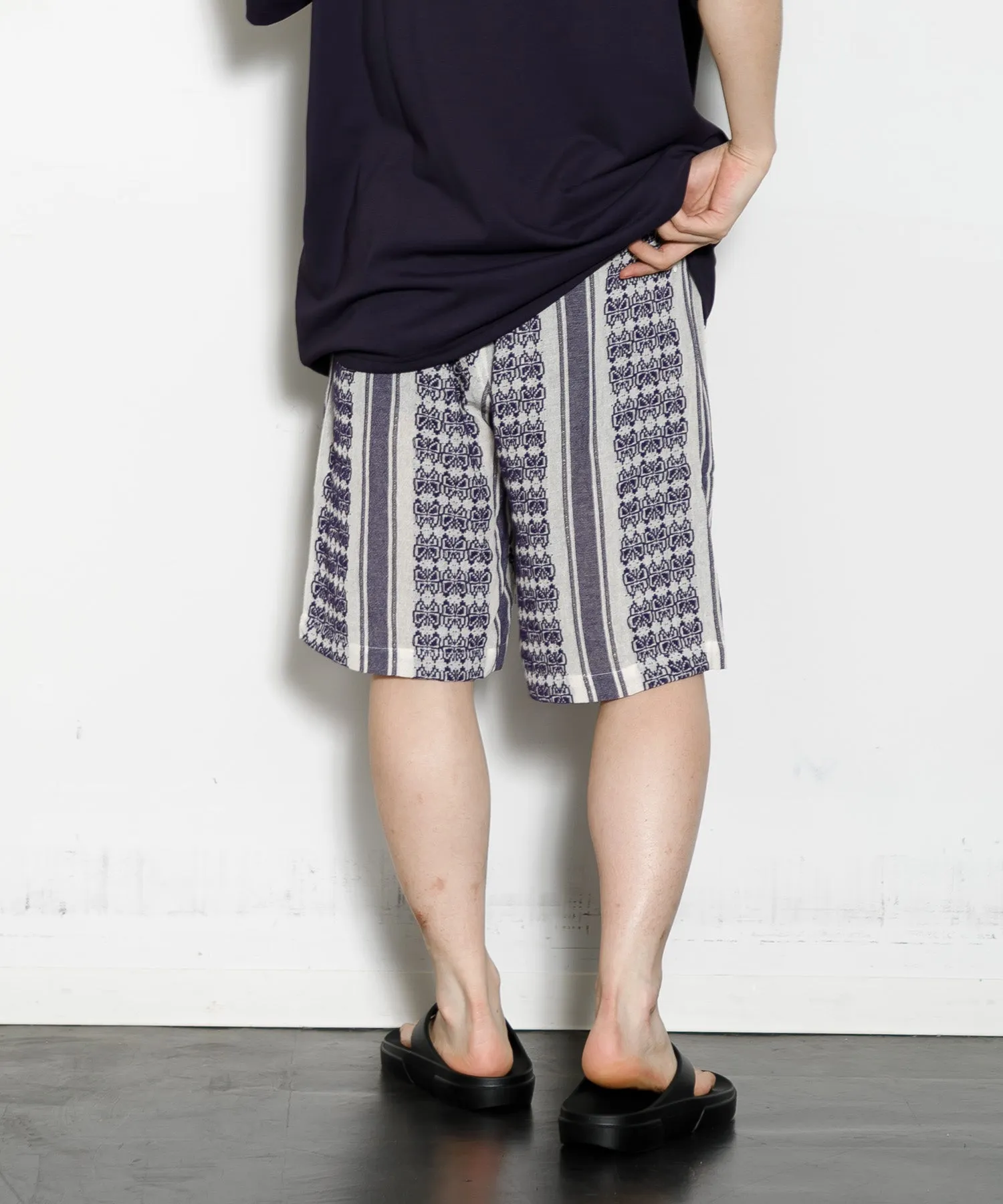 【MEN】NEEDLES Basketball Short - Papillon Stripe Dobby Jq.