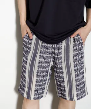 【MEN】NEEDLES Basketball Short - Papillon Stripe Dobby Jq.