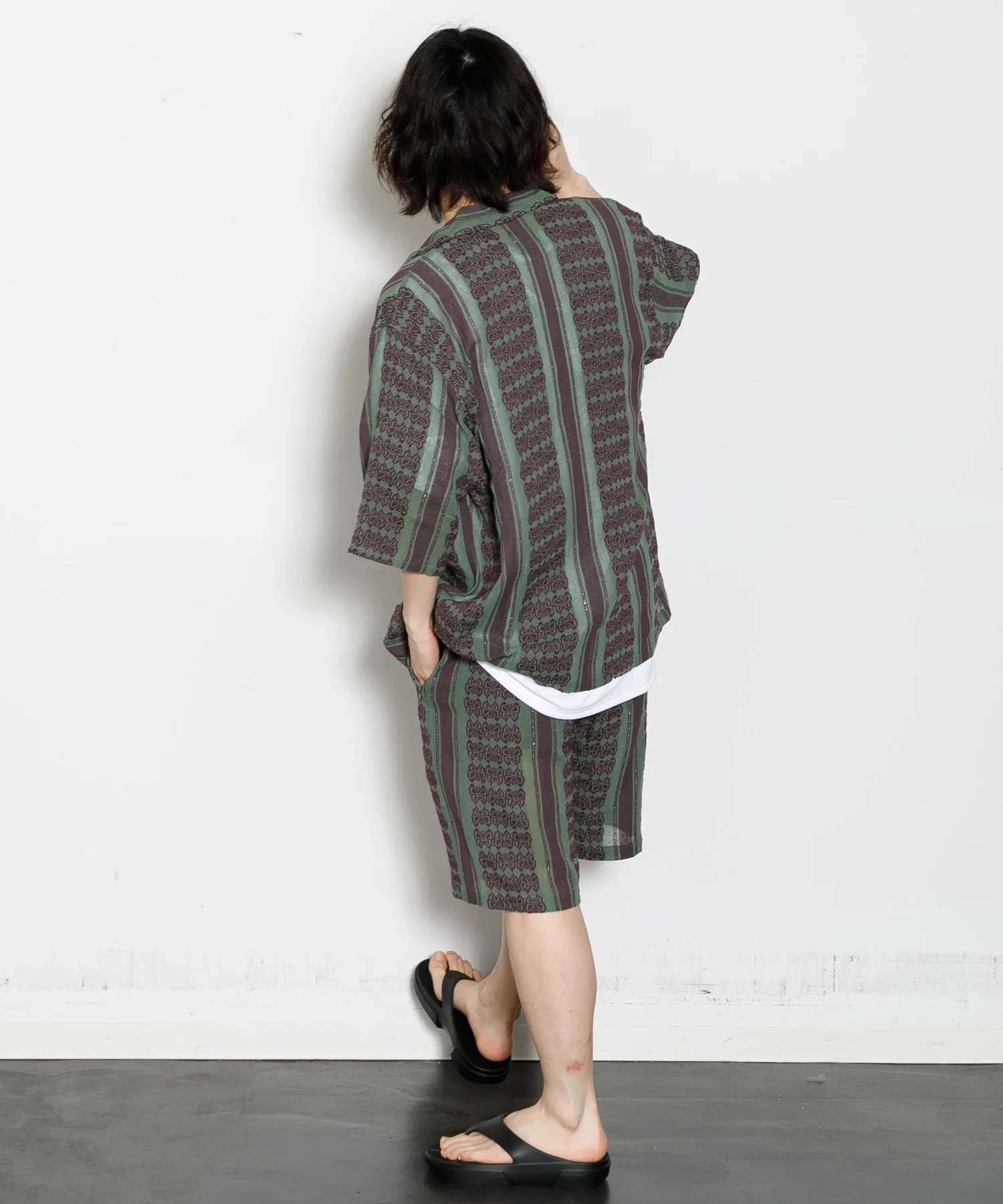 【MEN】NEEDLES Basketball Short - Papillon Stripe Dobby Jq.