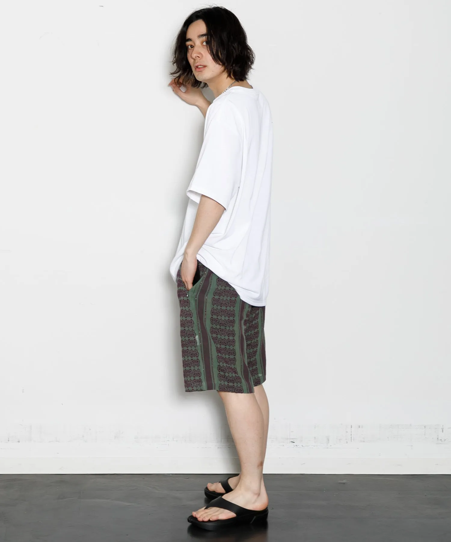 【MEN】NEEDLES Basketball Short - Papillon Stripe Dobby Jq.