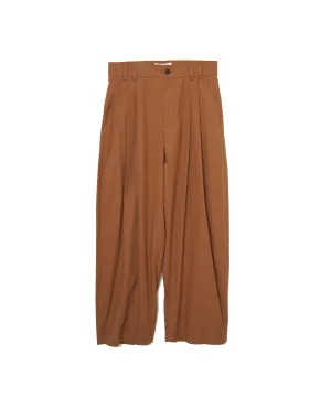 【MEN】STUDIO NICHOLSON YALE - POWDER COTTON DOUBLE PLEAT VOLUME PANT