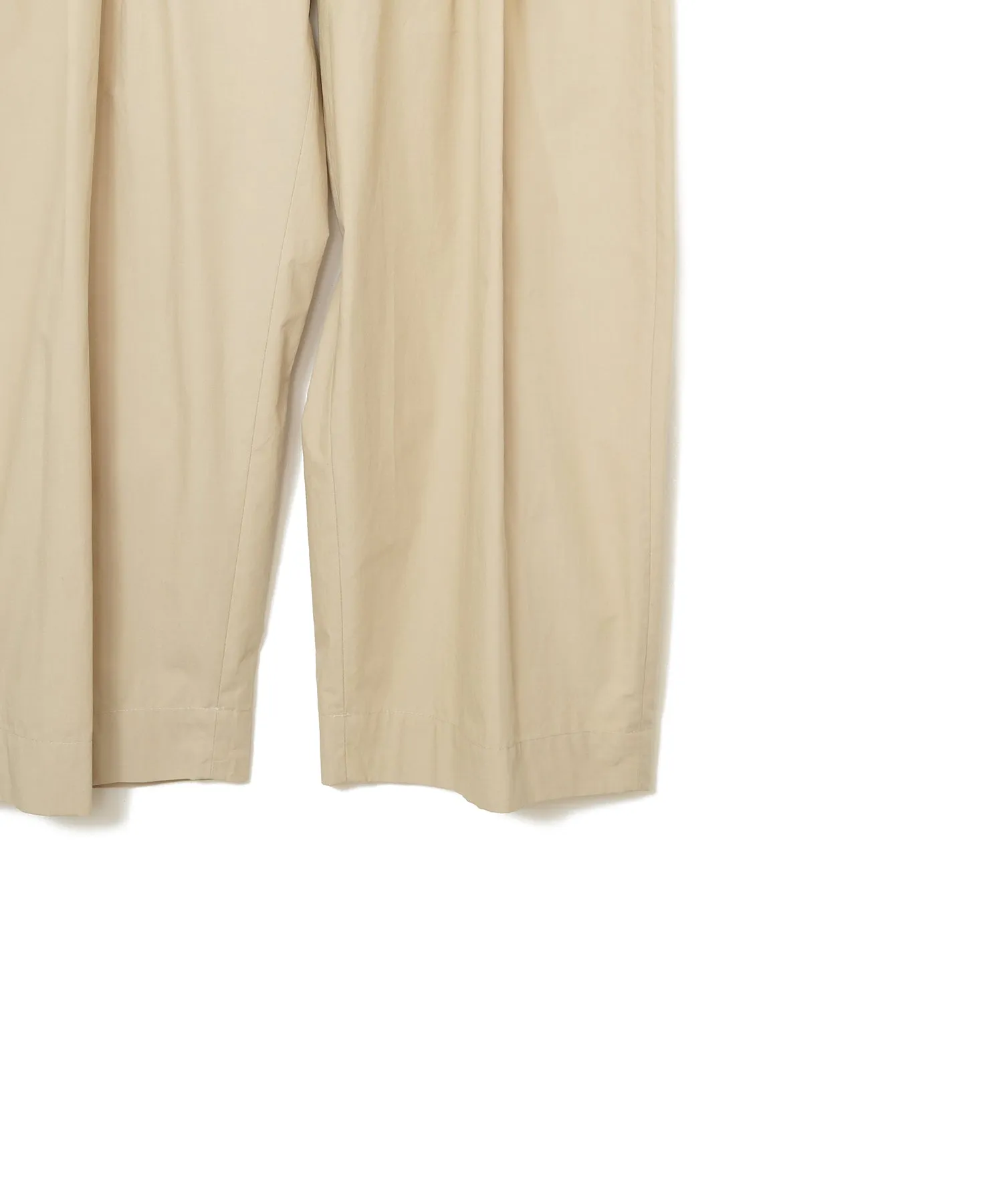 【MEN】STUDIO NICHOLSON YALE - POWDER COTTON DOUBLE PLEAT VOLUME PANT