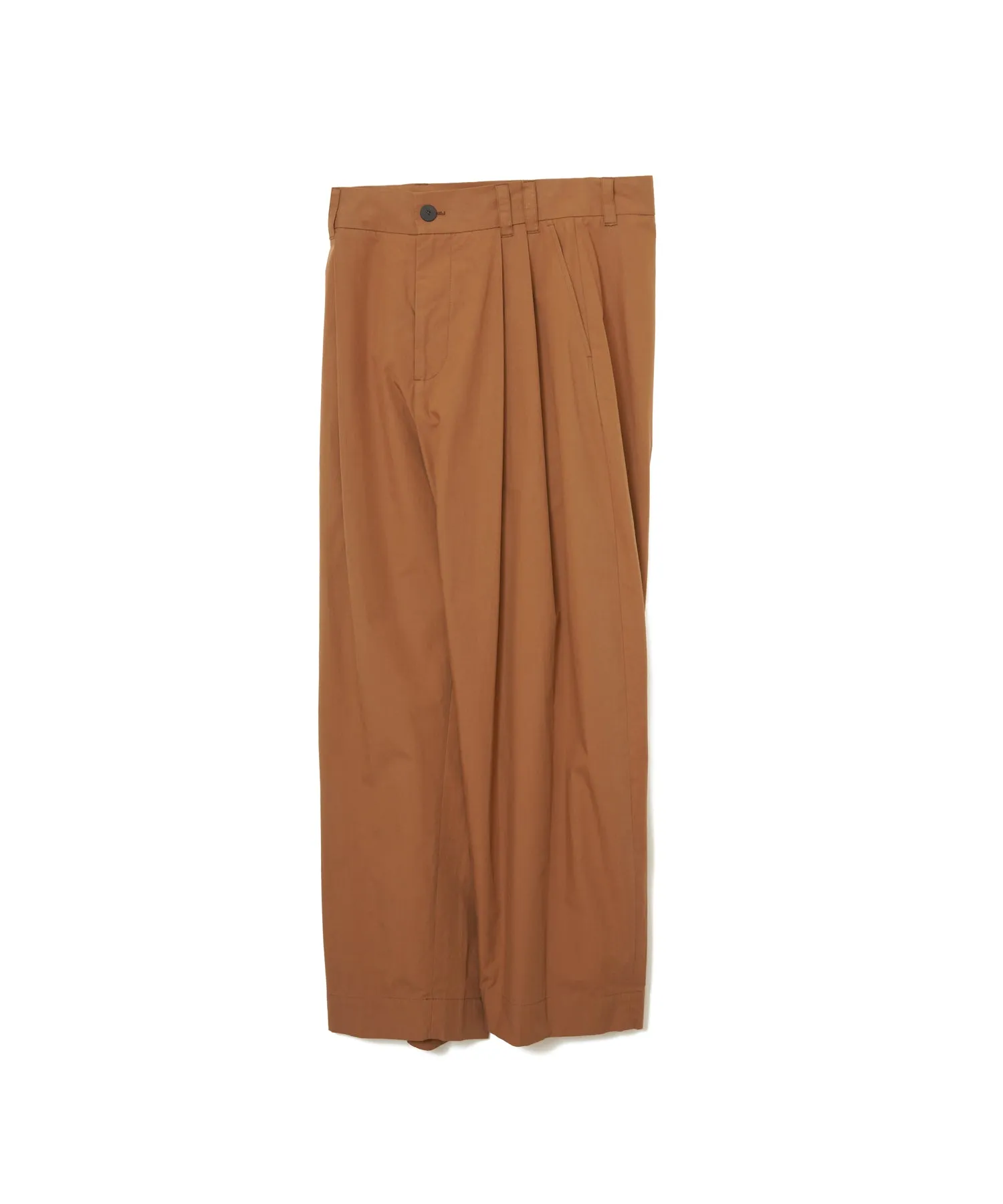 【MEN】STUDIO NICHOLSON YALE - POWDER COTTON DOUBLE PLEAT VOLUME PANT