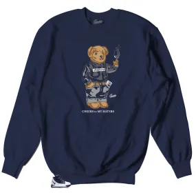 Midnight Navy 3 Cheers Bear Sweater