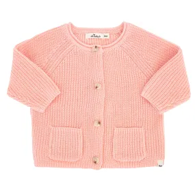 oh baby! Country Club Knitted Cardigan - Pale Pink